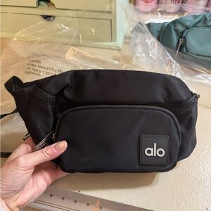 ALO Yoga Black Explorer Fanny Pack